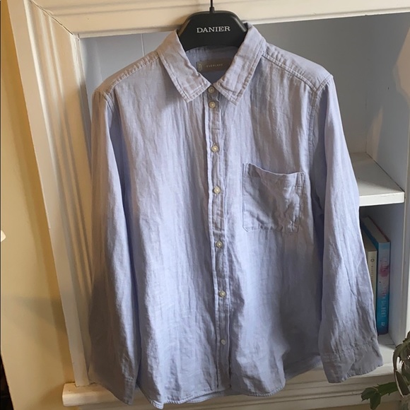 Everlane NWOT Shrunken Oxford Blue sz 12